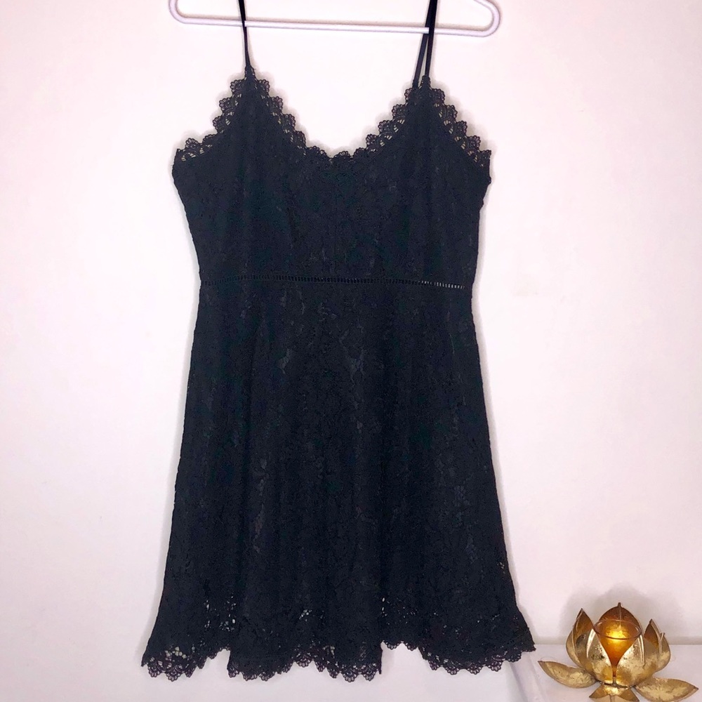 Jack by BB Dakota black lace dress